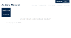 Desktop Screenshot of andrewmaxwell.ca
